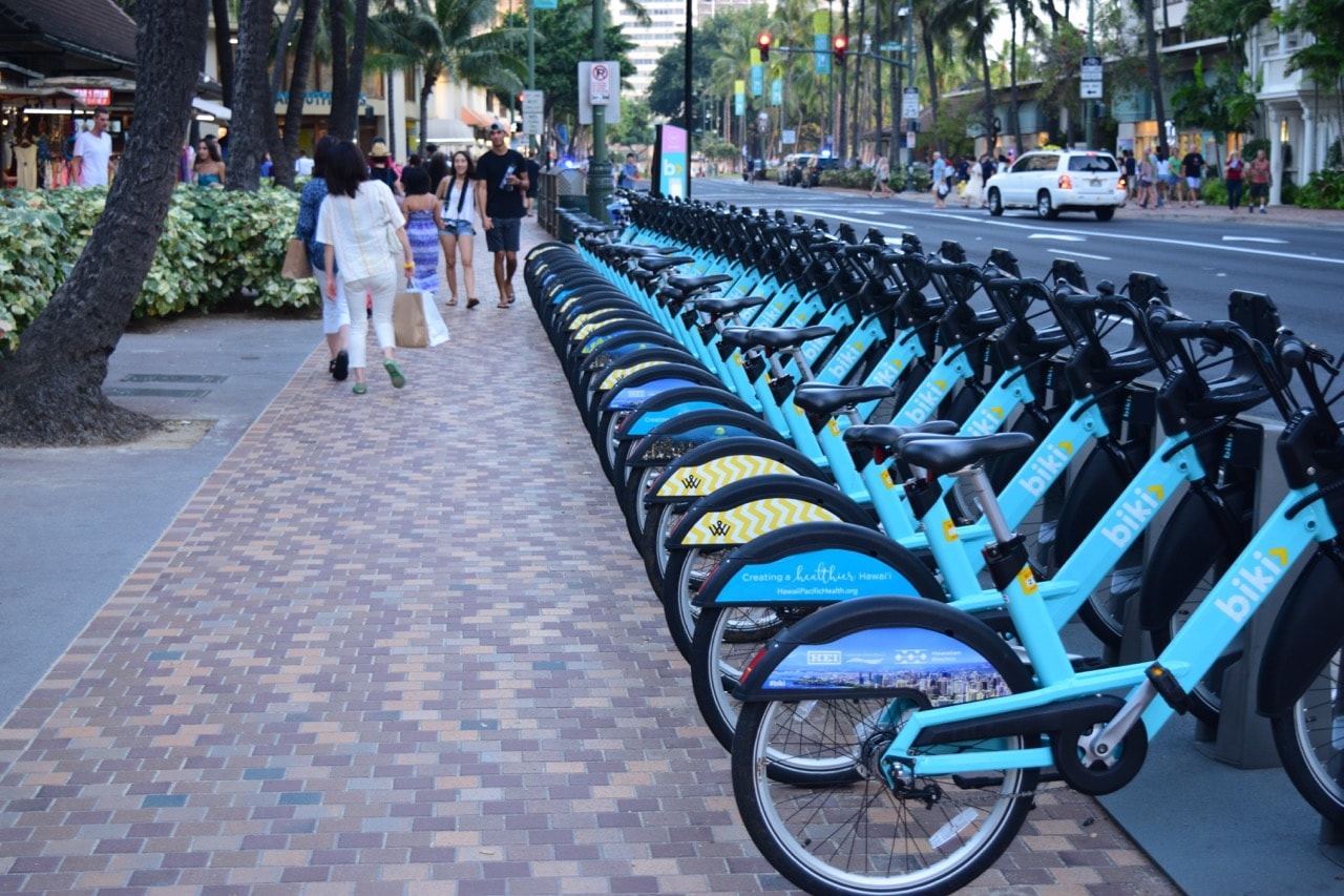 How to use “biki” Bikes in Waikiki