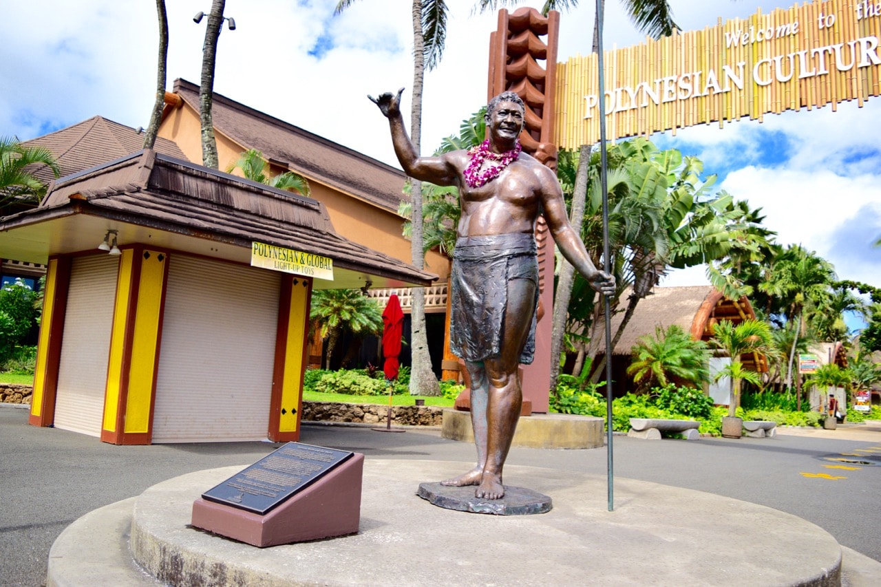 Polynesian Cultural Center - Hamana Kali'i Statue